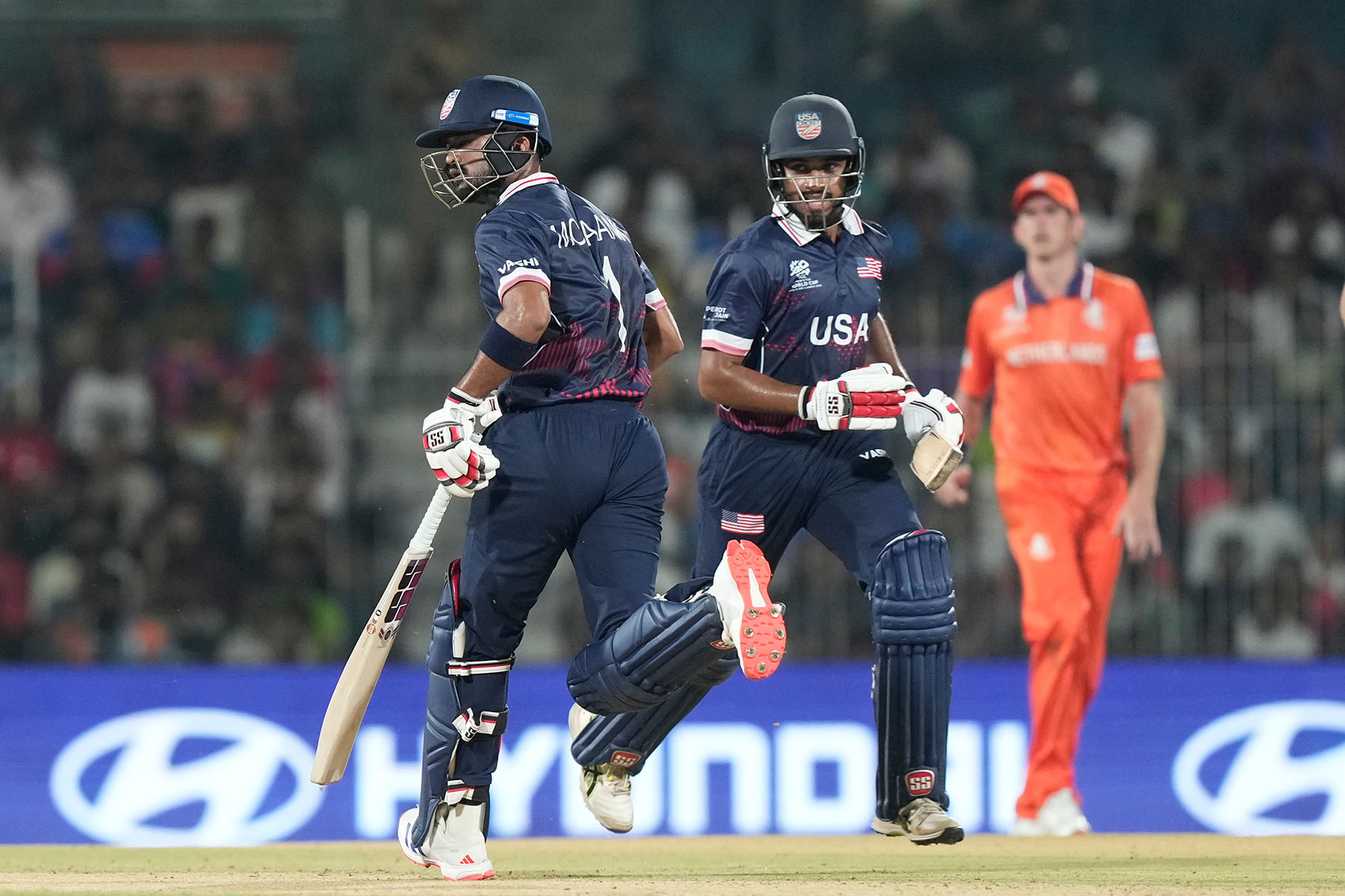 USA sets a target of 197 for Netherlands (photos)