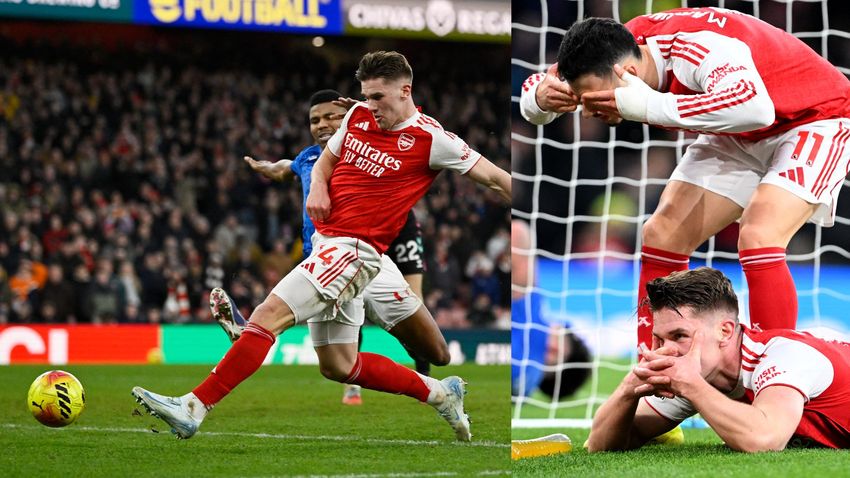 Arsenal go nine clear at the top as United continue winning run