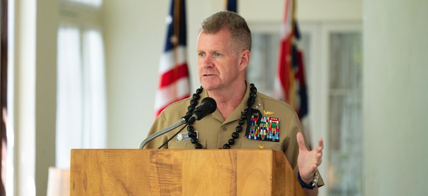 US Indo-Pacific Commander Paparo arriving in Nepal