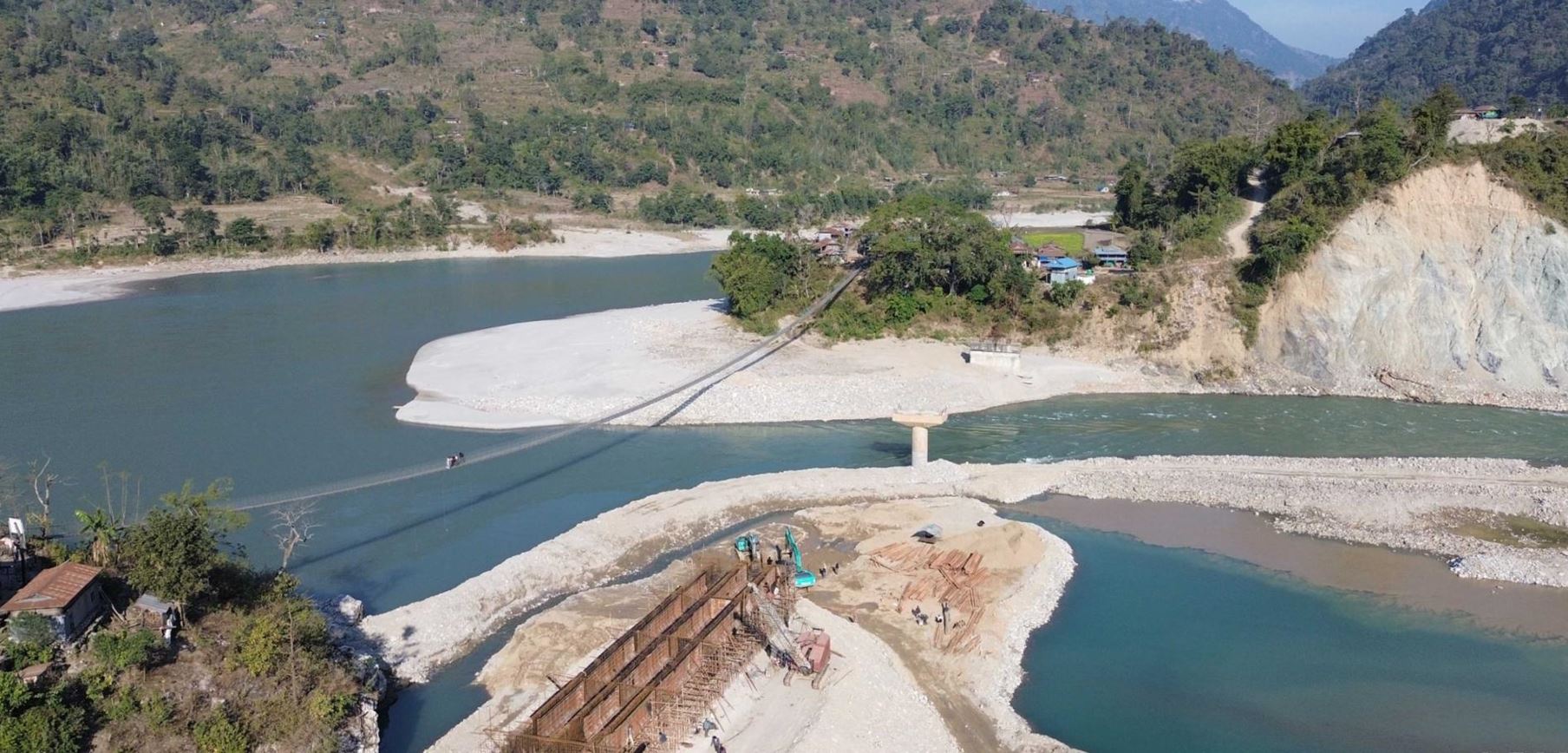 Long-stalled Dhaplanghat bridge gains momentum