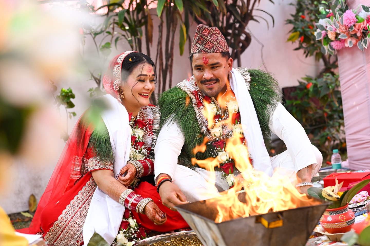 Cricketer Karan KC ties knot with Barsha Basnet (photos)