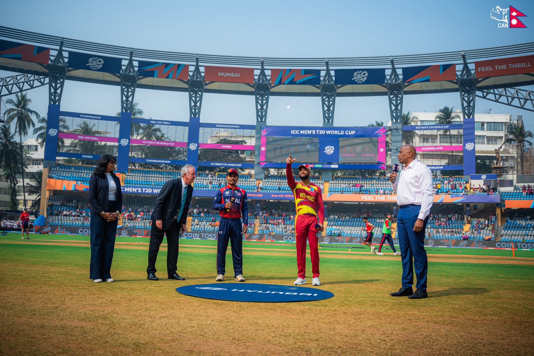 Nepal to bat first against West Indies (photos)