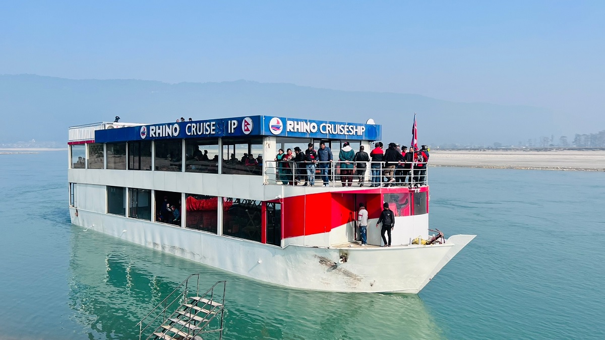 Nepal’s first Rhino Cruise sets sail on Narayani River