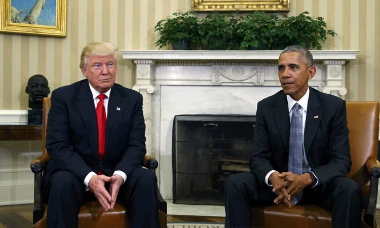 Trump posts election conspiracy video with Obamas depicted as monkeys