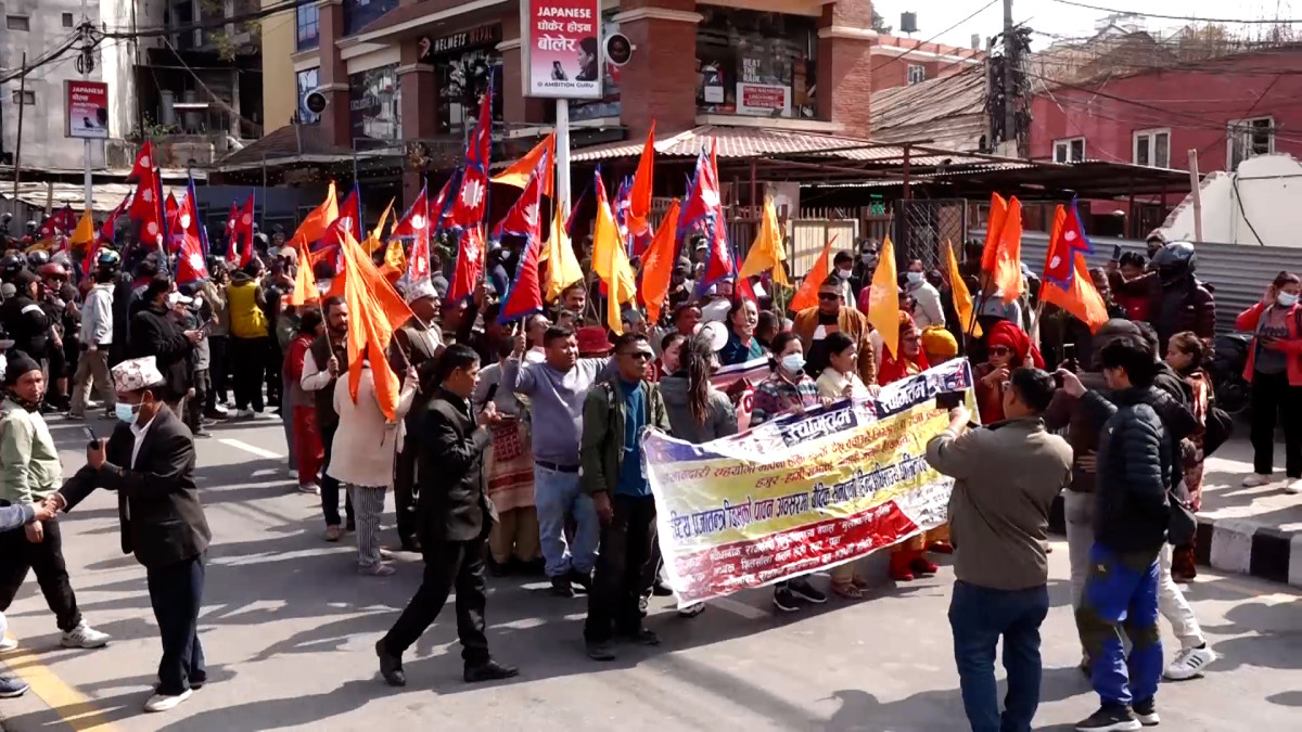 Motorcycle rally demands release of Prasai