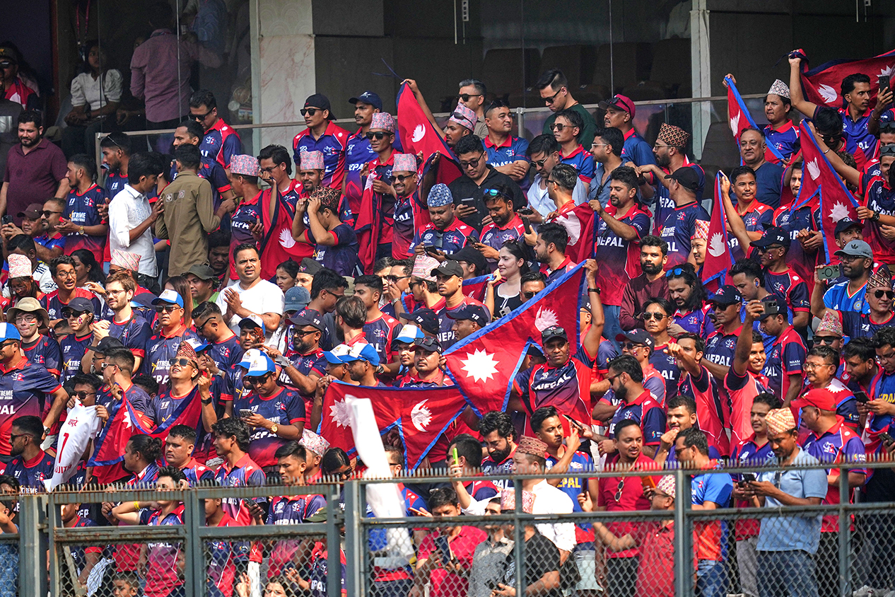 Nepal fans rally at Wankhede