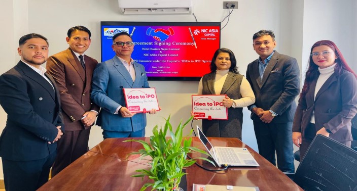 NIC Asia Capital, Hotel Eastern Nepal sign IPO deal