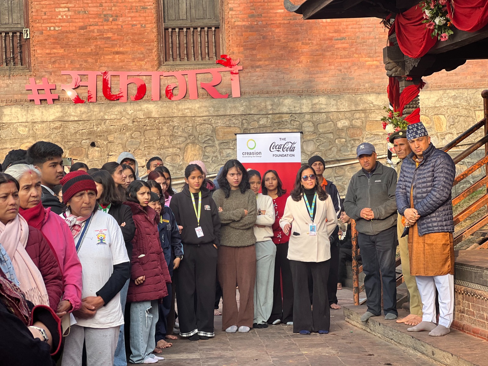 Coca-Cola partners with CREASION for #SafaGaraun initiative at Pashupati