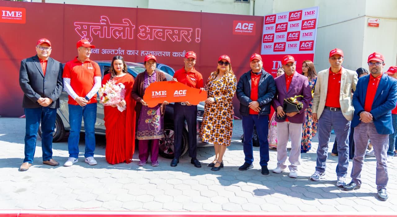 IME customer from Dolakha wins Tata Tiago EV in lucky draw