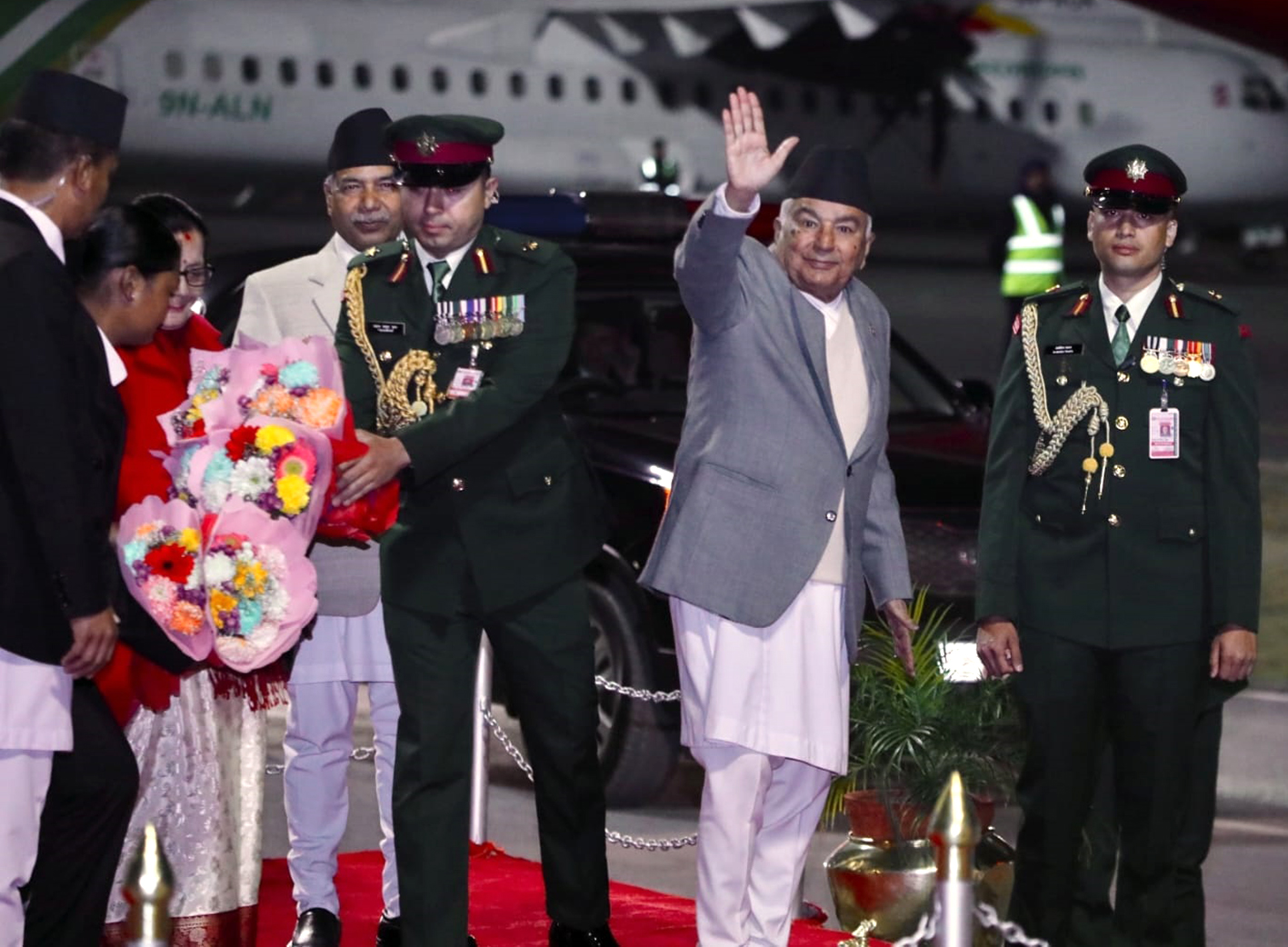 President Paudel leaves for Japan