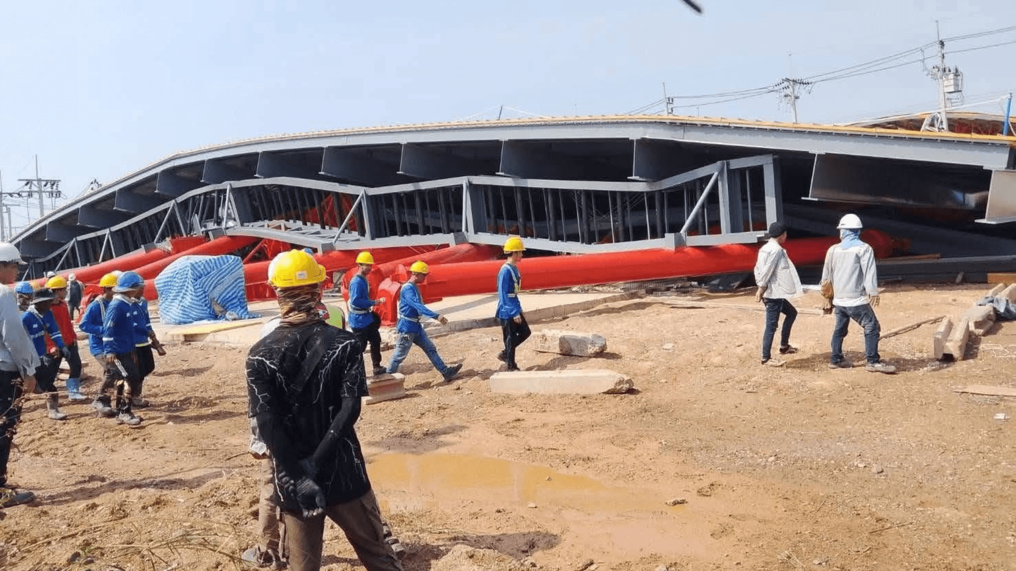Building collapses in Thailand’s Samut Prakan province, 4 injured