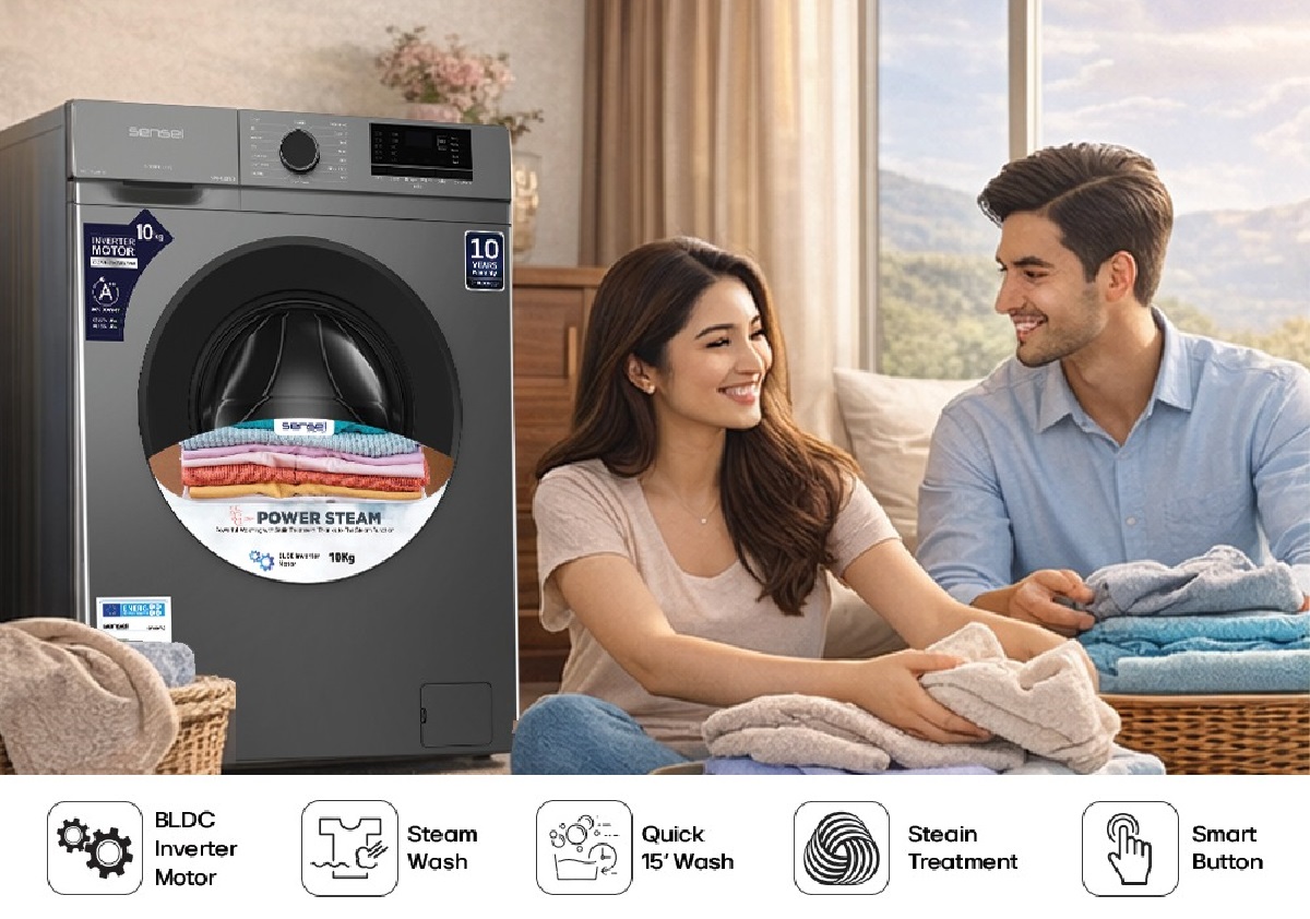 Sensei launches Front Load Washing Machine in Nepal