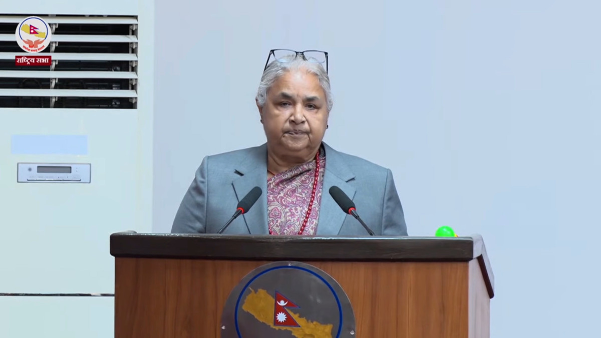 No party influence on govt, says PM Karki (full text)