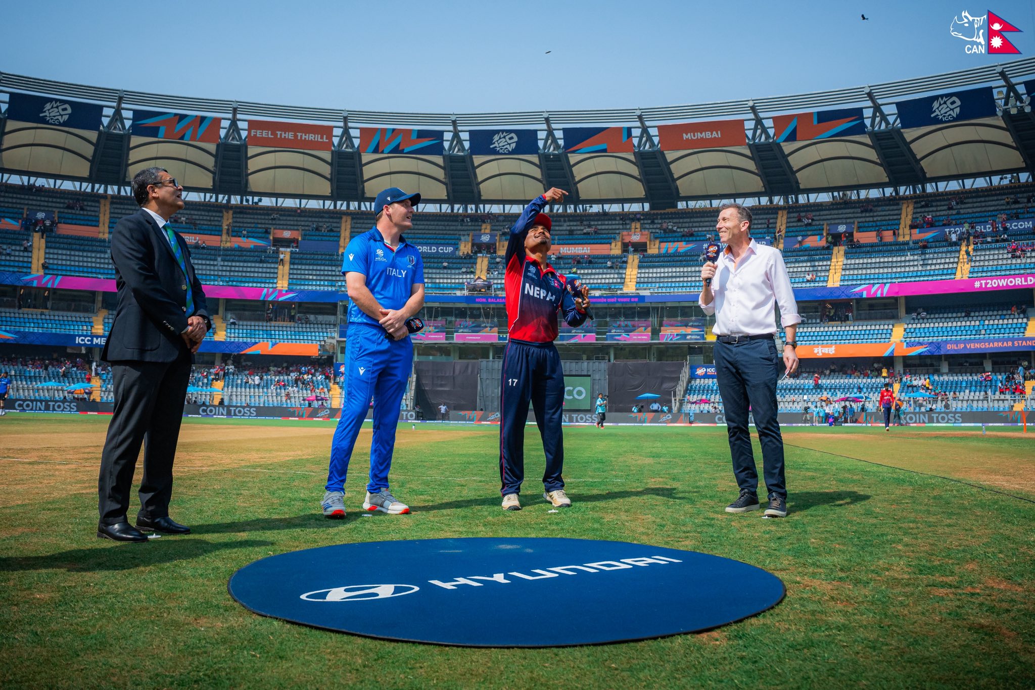 T20 World Cup Clash: Nepal opt to bat first against Italy (photos)