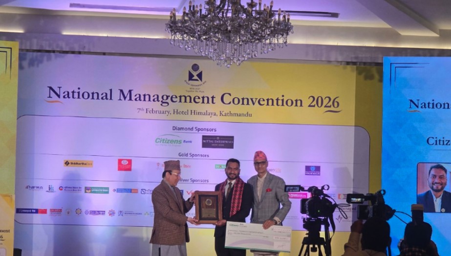 Gaurav Upreti wins MAN–Citizens aspiring manager award