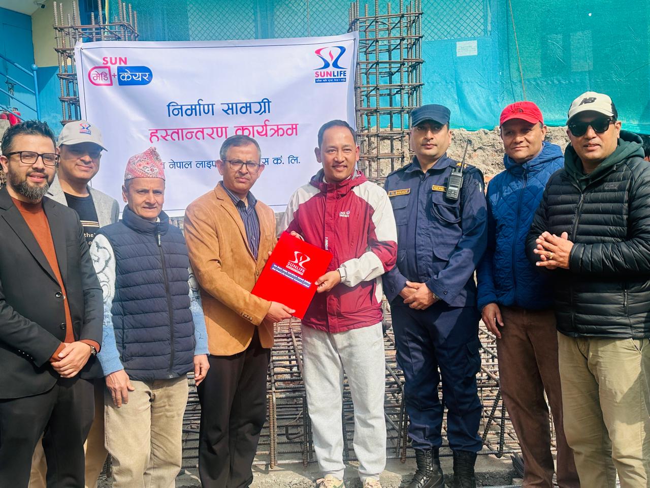 Sun Nepal Life Insurance backs Balaju Police Station with Rs 1M aid