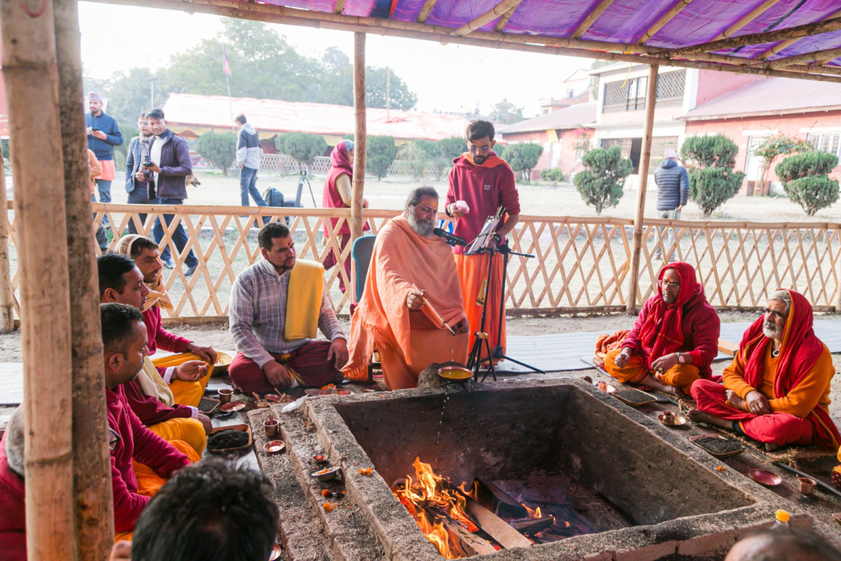 Mesmerizing vedic scene at Mrigasthali (photos)