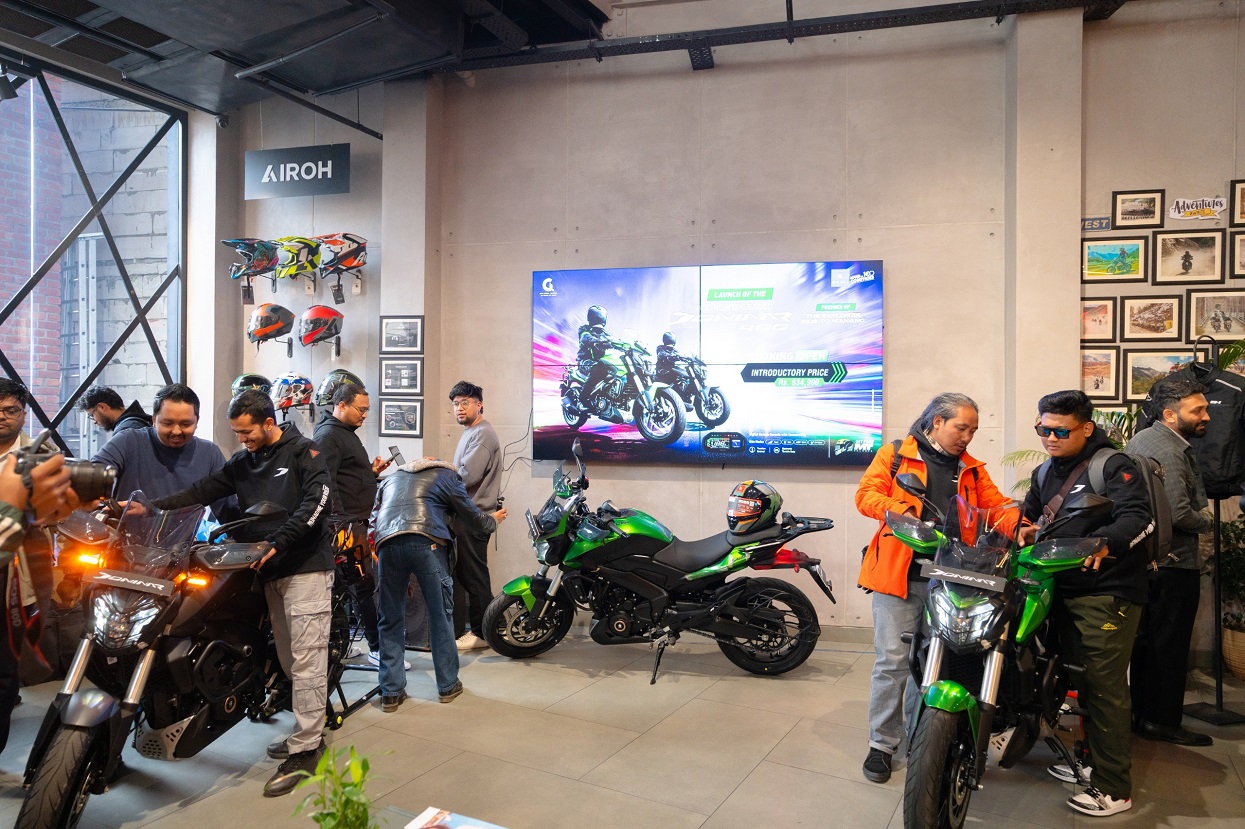 Bajaj Nepal unveils upgraded Dominar 400 in grand launch event