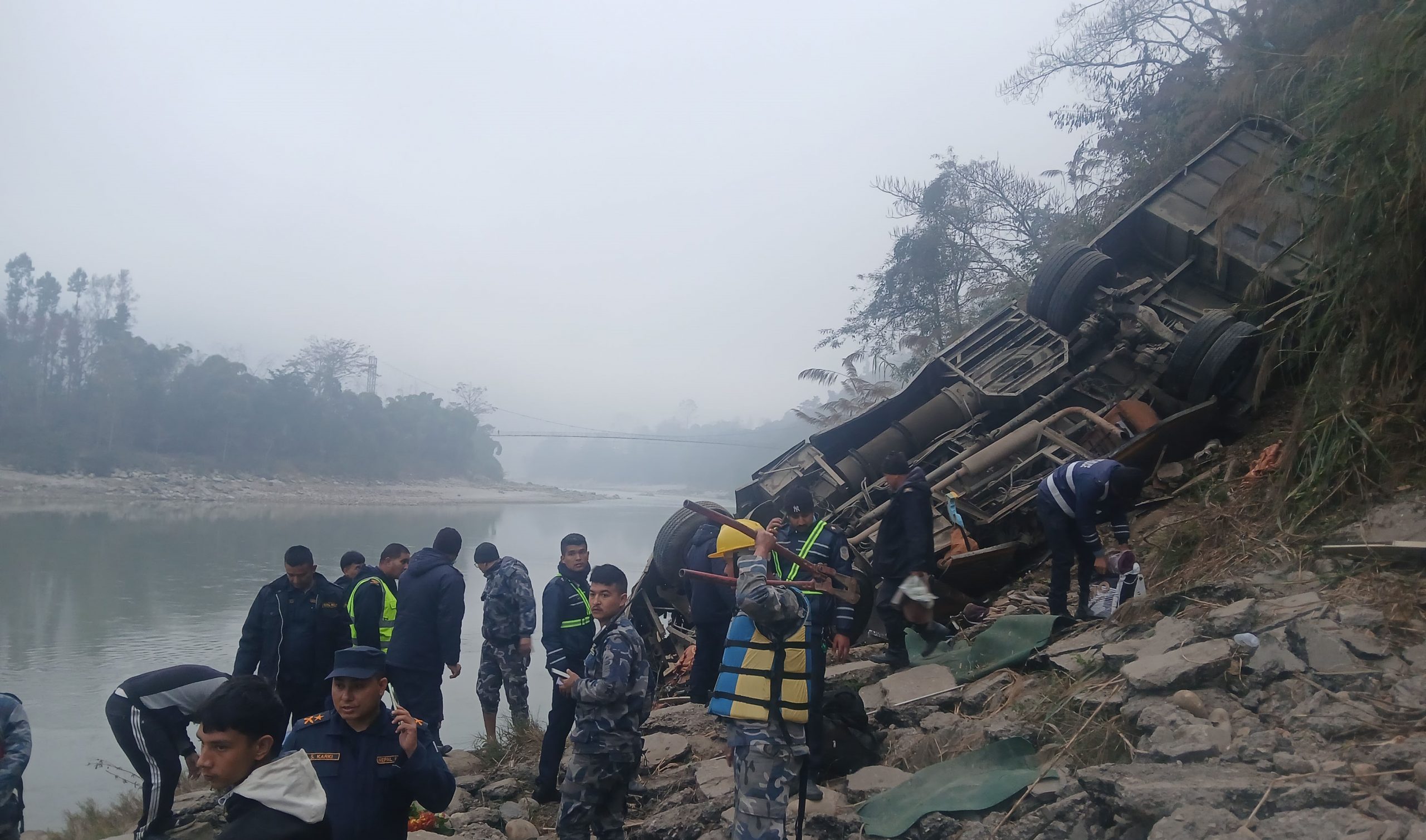 Dhading bus accident: All victims identified