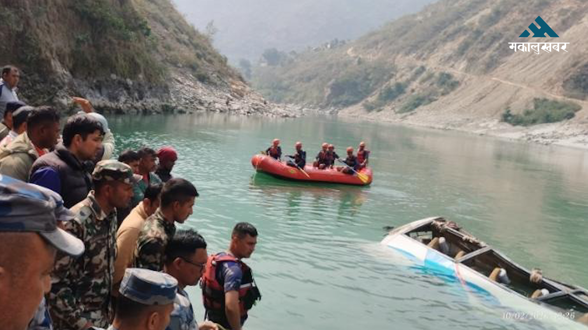 Intensive search underway for missing in Ramechhap bus crash