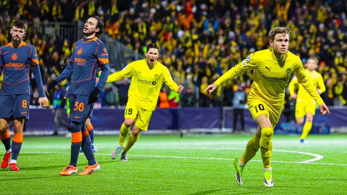 Inter in trouble after 3–1 defeat to Bodo/Glimt