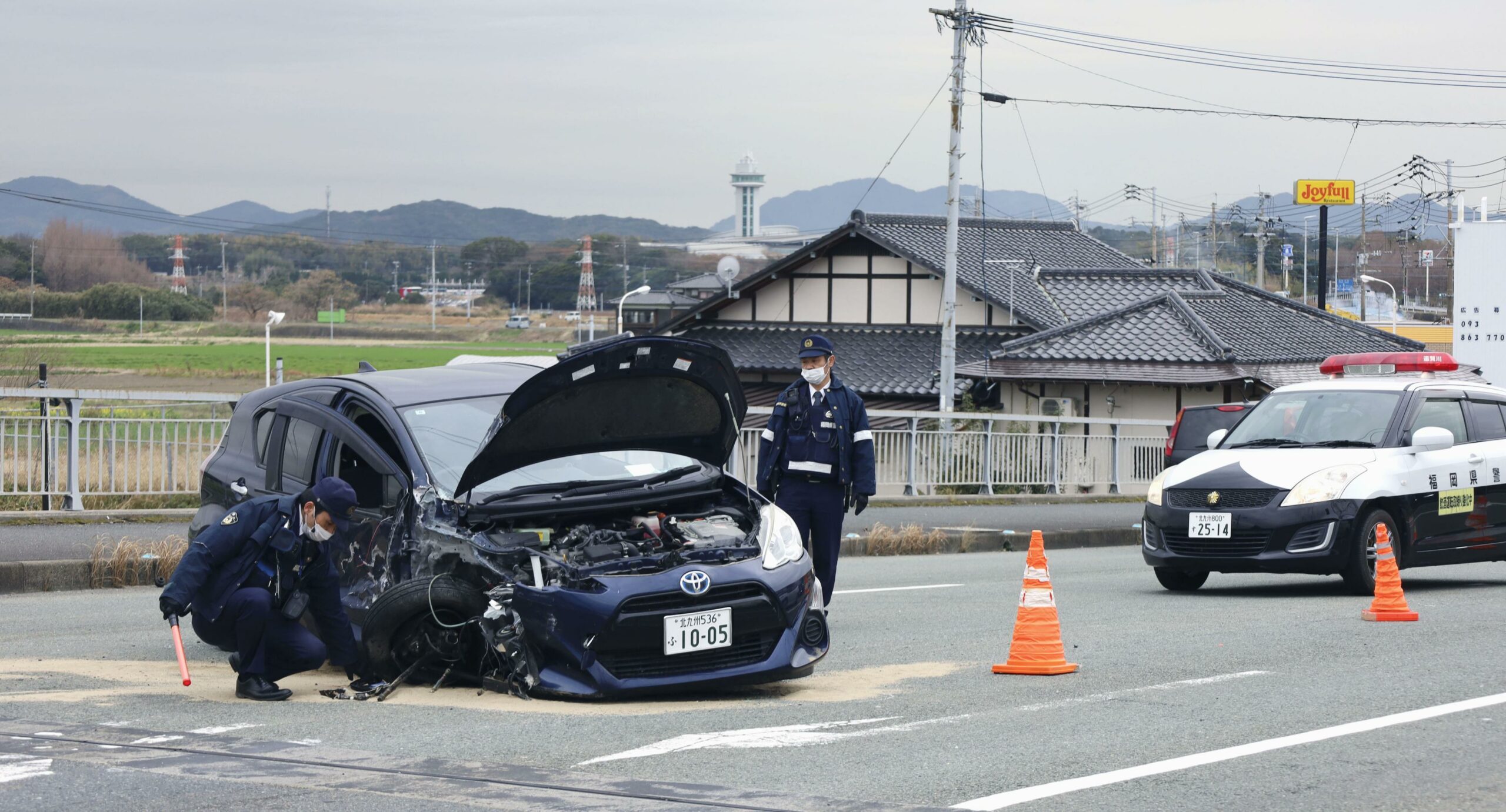 14 injured in kindergarten bus crash in southwestern Japan
