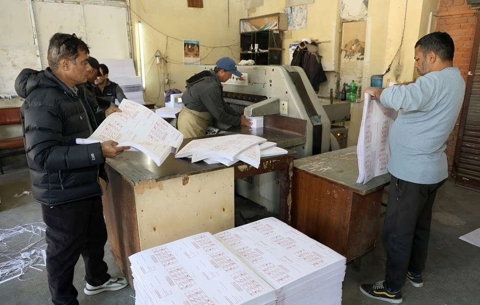 Printing of all ballots ends