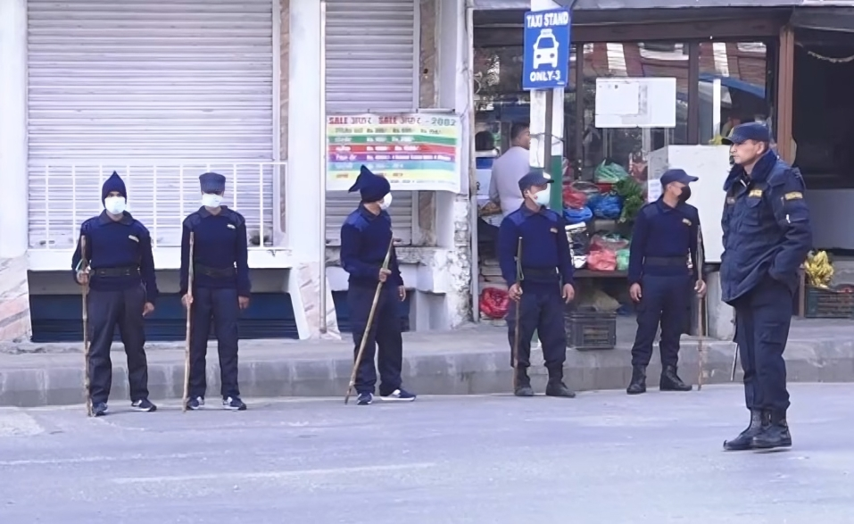 Election police deployed at every corner