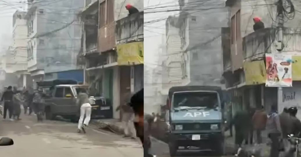 Raid in Birgunj turns violent, four arrested