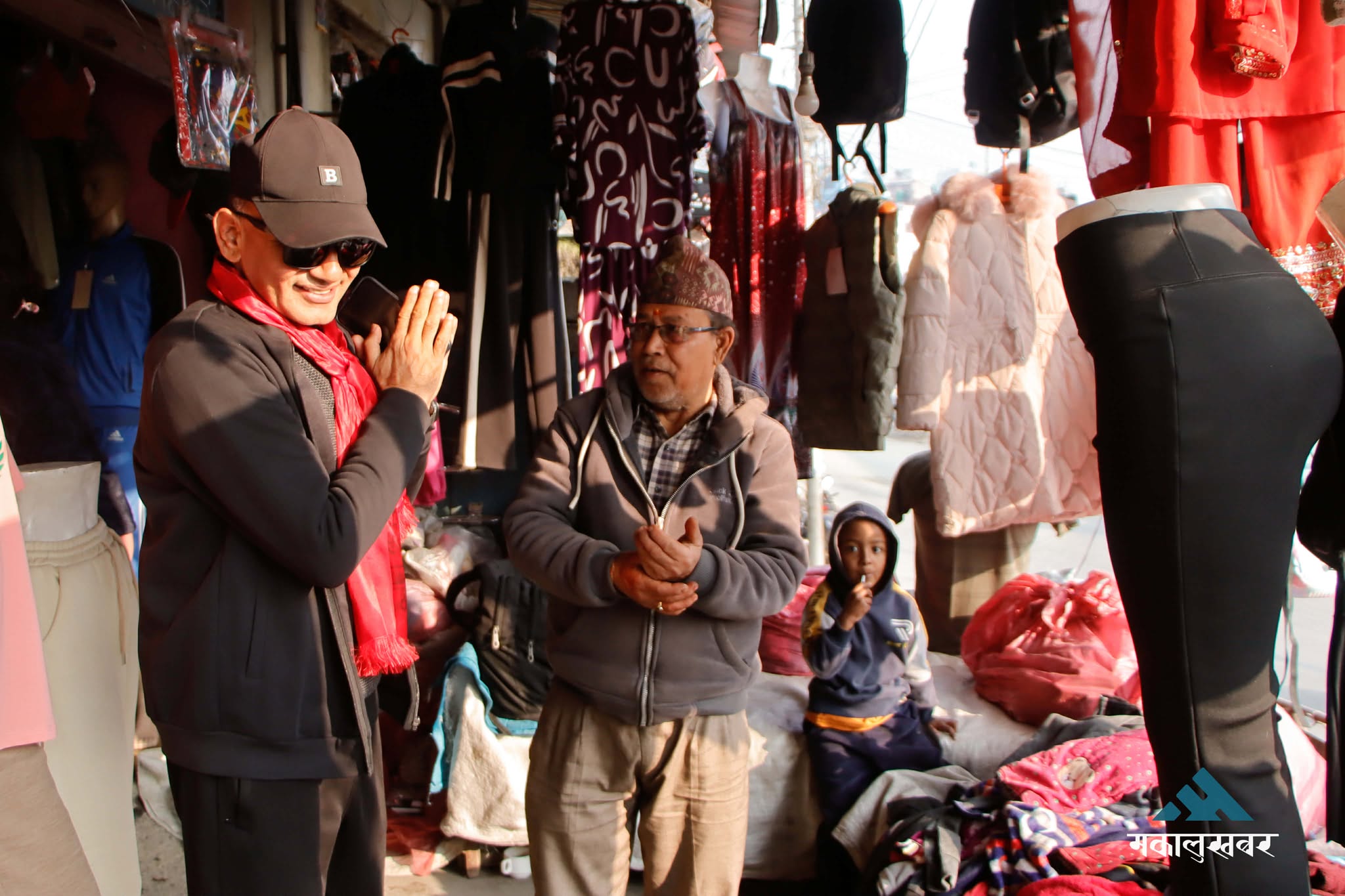 Rajunath Pandey’s campaign trail heats up in Kathmandu-3 (photos)