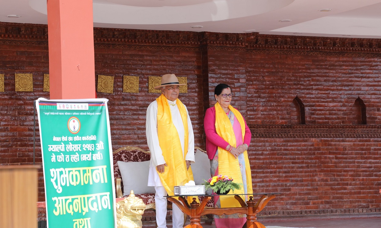 President Paudel hails Sherpa community for elevating Nepal’s global image