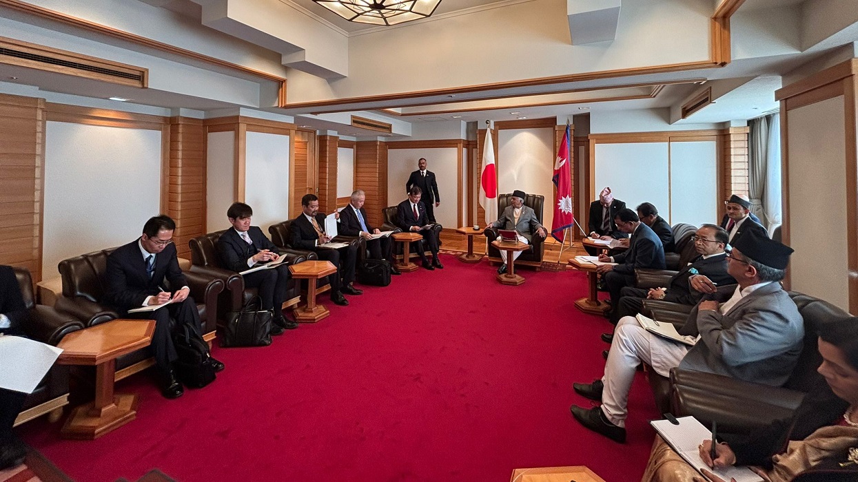 President Paudel highlights Japan as key development partner