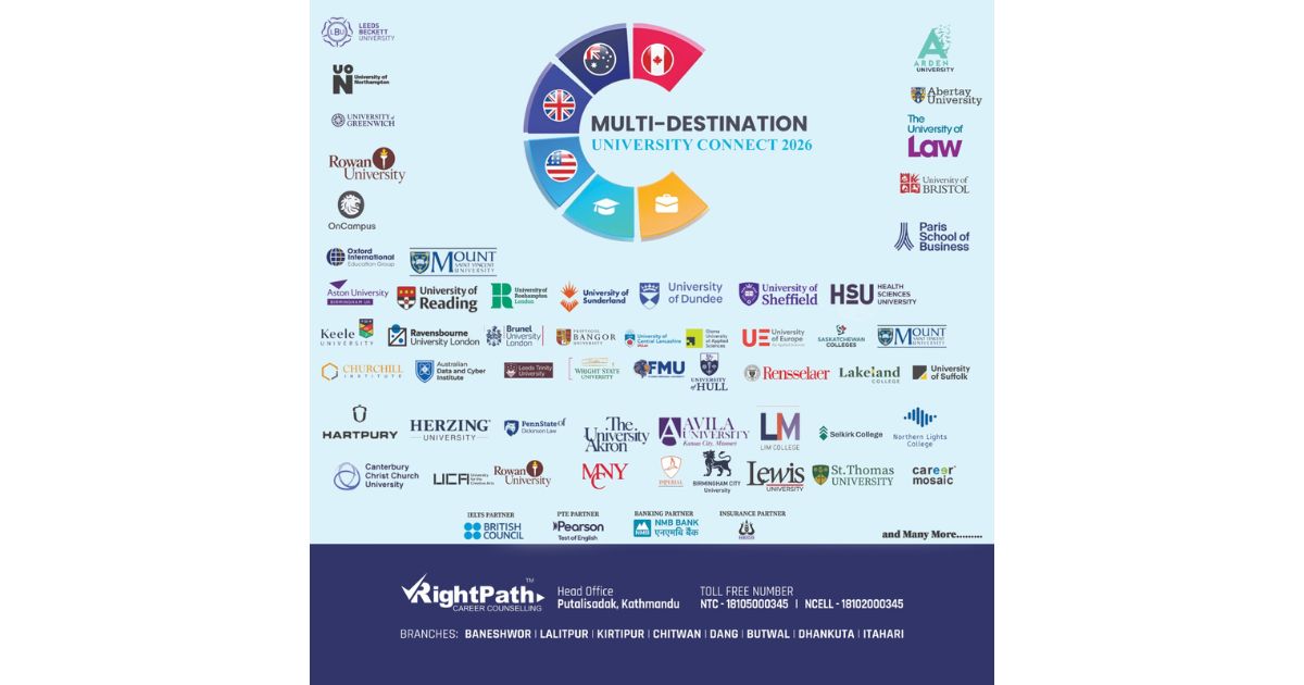 RightPath to host ‘Multi-Destination University Connect 2026’ in Kathmandu on Feb 18