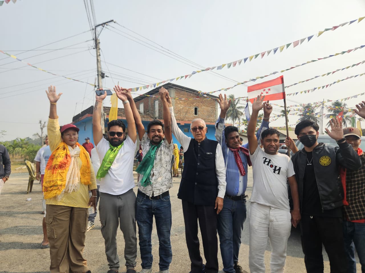 Multiple party leaders switch to Congress at Shekhar Koirala election rally