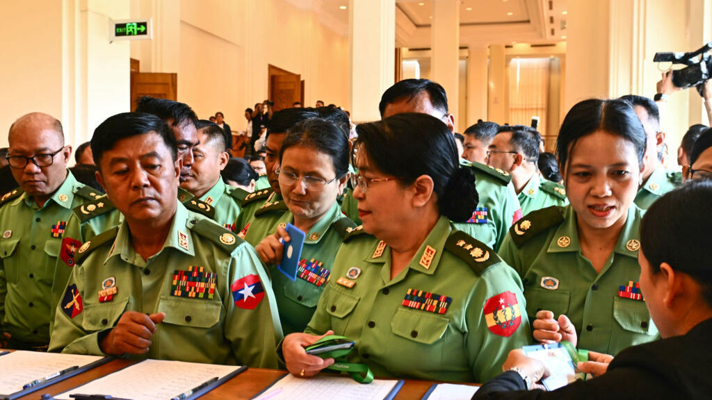Myanmar’s post-coup parliament sits packed with junta allies