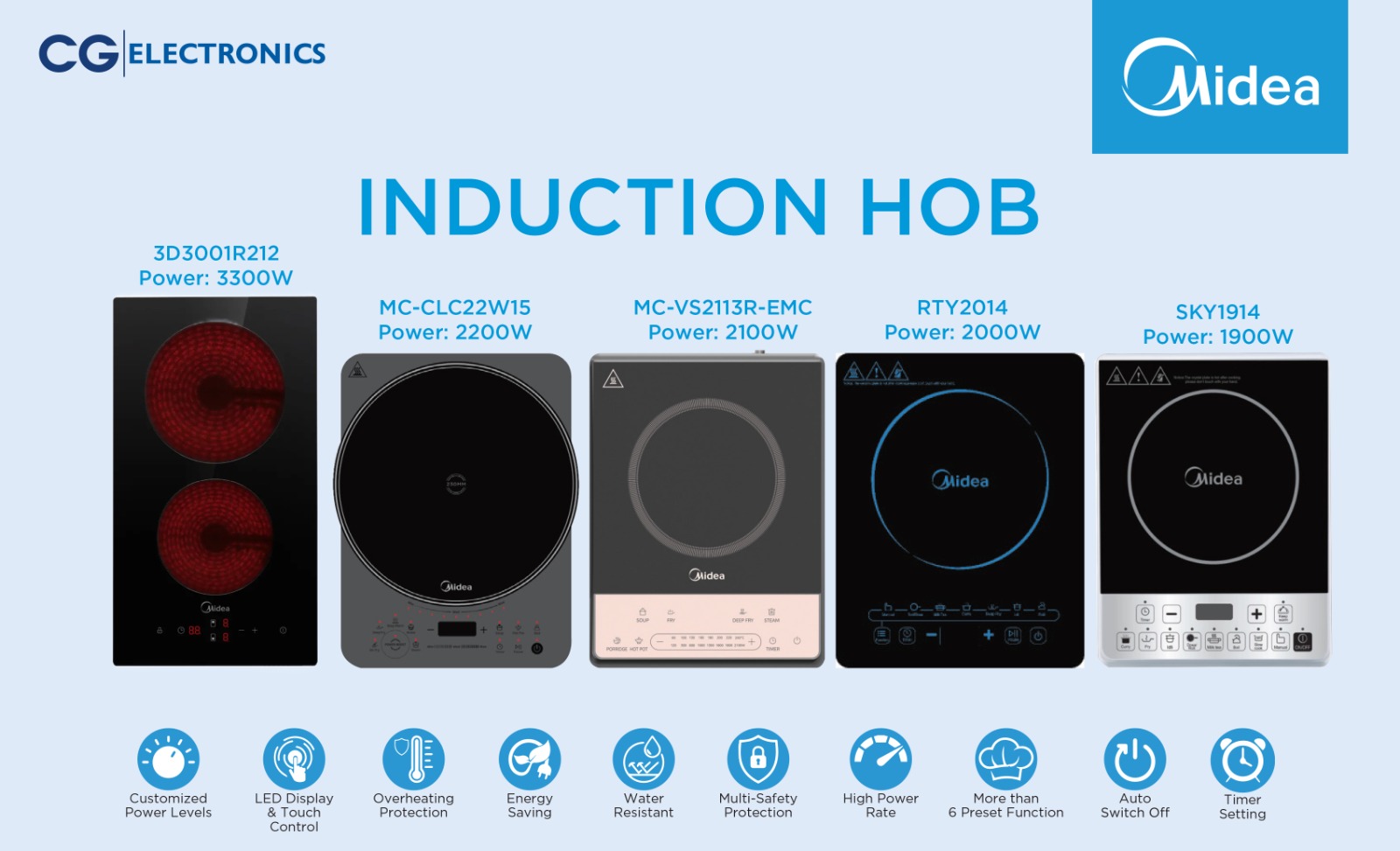 Midea introduces 5 Induction Hob models as alternative amid gas shortage in Nepal