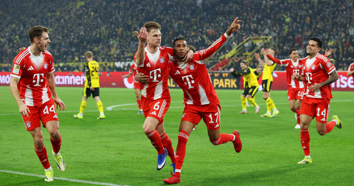 Bayern Munich beat Borussia Dortmund 3–2 to go 11 points clear in Bundesliga