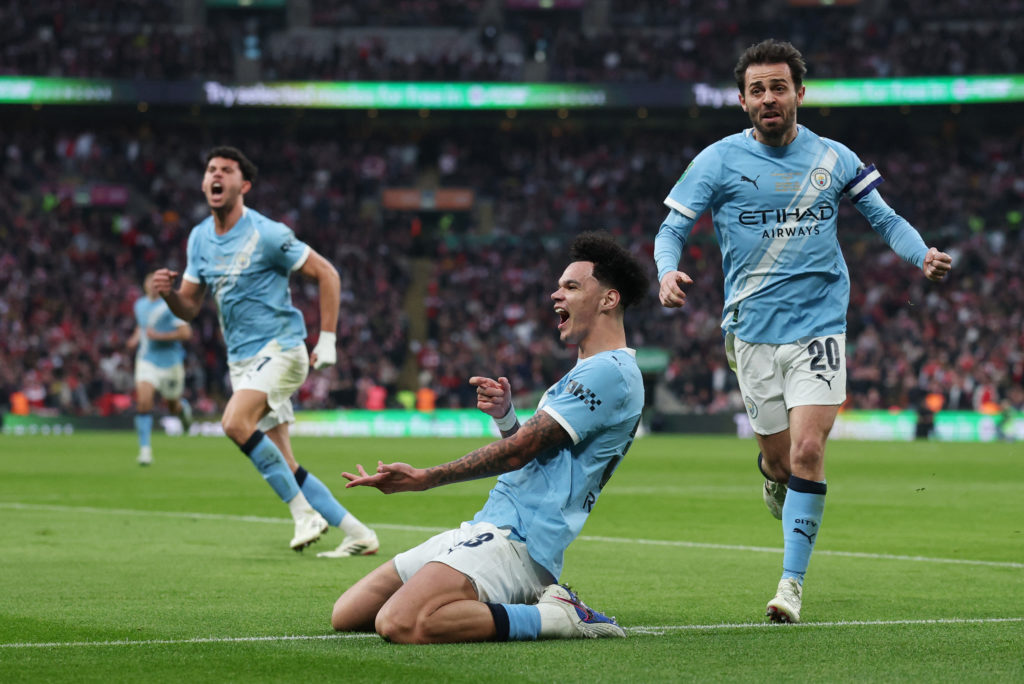 Manchester City beat Arsenal 2–0 to win Carabao Cup