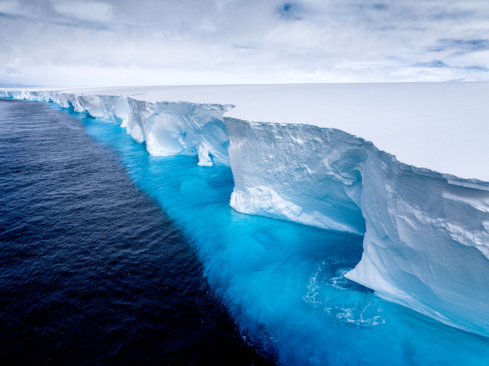 This iceberg was once the biggest in the world. Now it has just weeks left