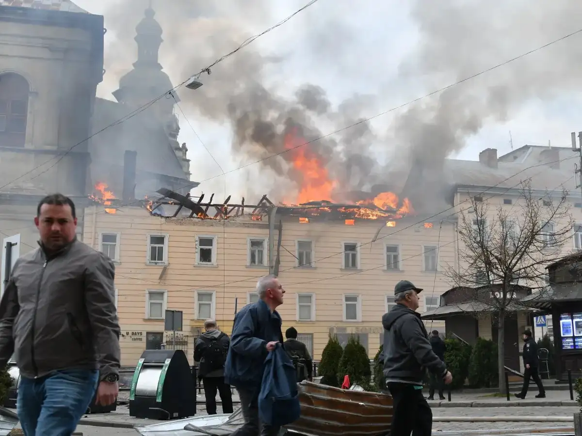 Ukraine attacks spark fire at Russian port: governor