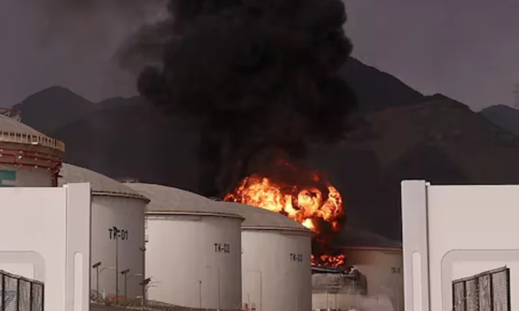 UAE says fires break out after Iran missile attack