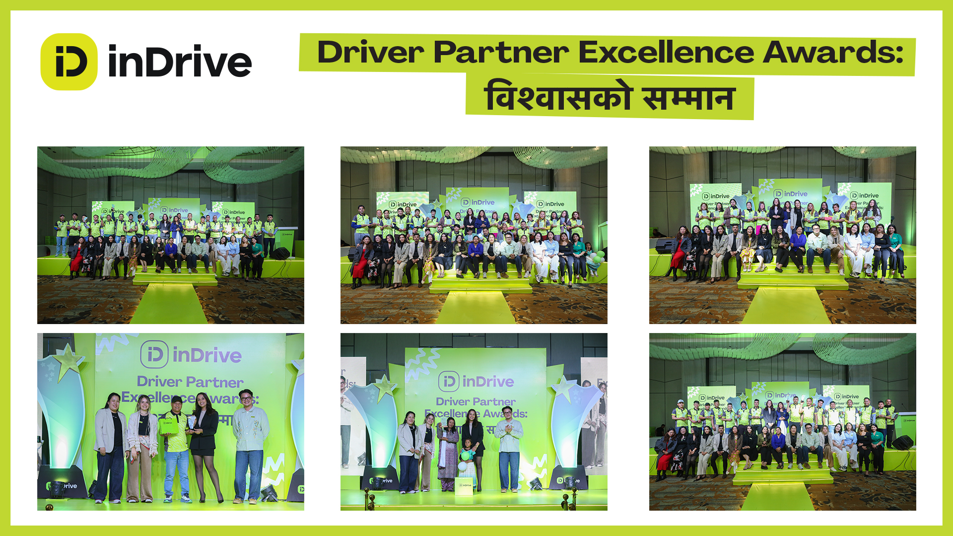 inDrive honors top driver-partners with inDrive driver partner excellence awards: “Biswasko Samman” awards