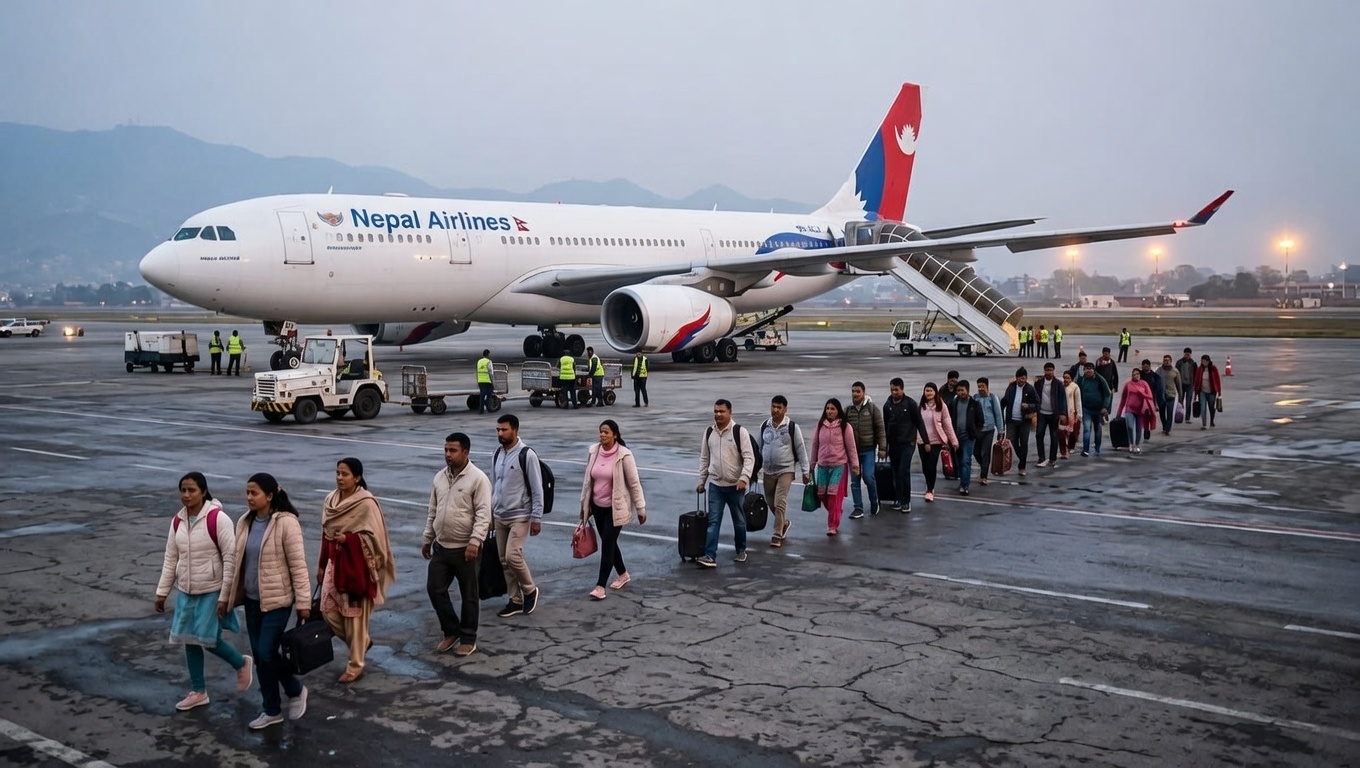 272 stranded Nepalis rescued from Dubai airport