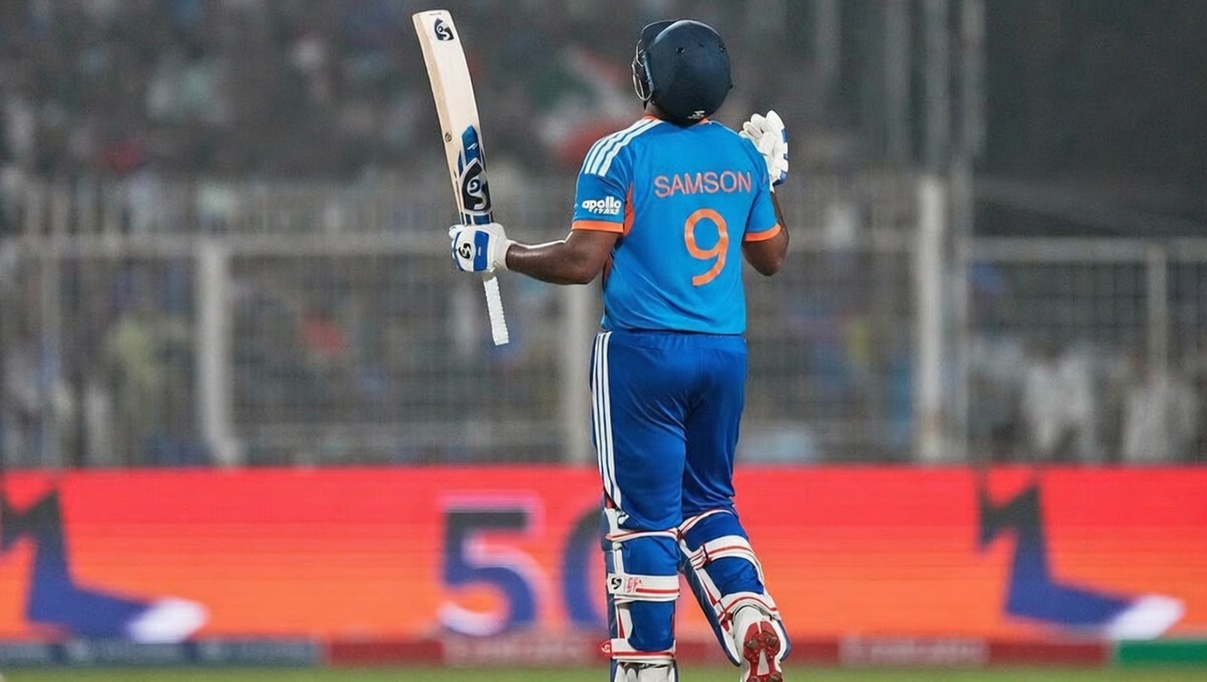 Samson’s unbeaten 97 sends India into semis (photos)
