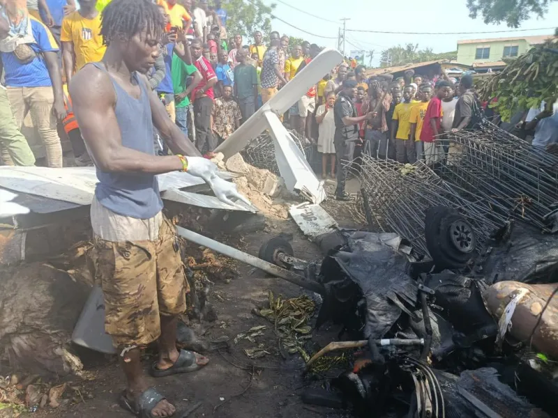 Two killed as microlight aircraft crashes in Ghana’s Tema