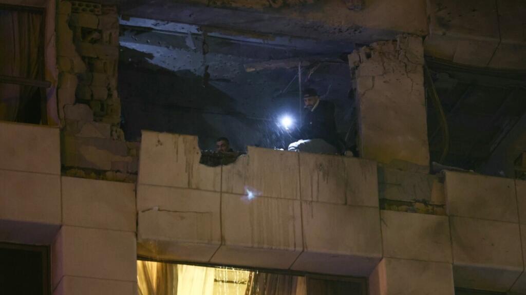 Israeli strike hits building in central Beirut