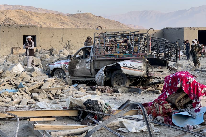 Afghanistan accuses Pakistan of targeting homes in airstrikes that kill at least 4 civilians