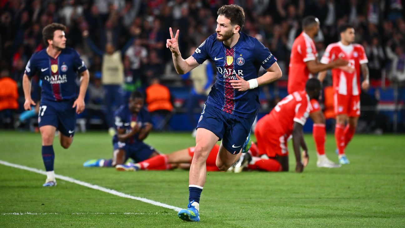 PSG edge Bayern 5-4 in Champions League thriller