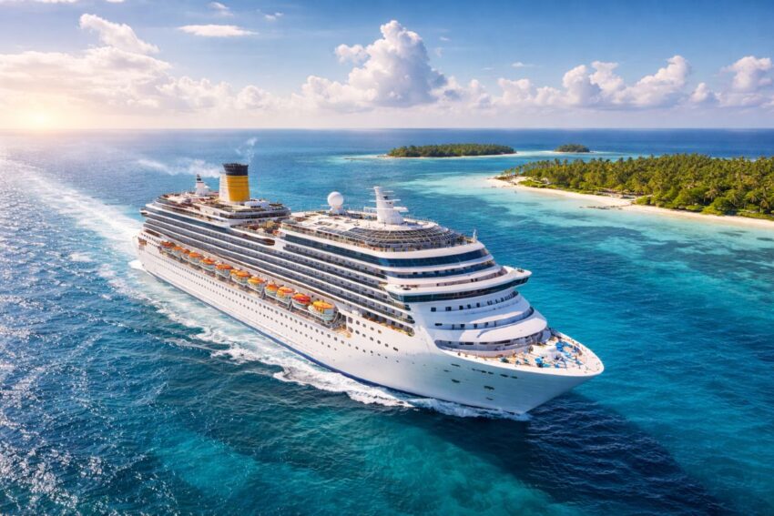 30 passengers evacuate after cruise ship runs aground on a reef in Fiji