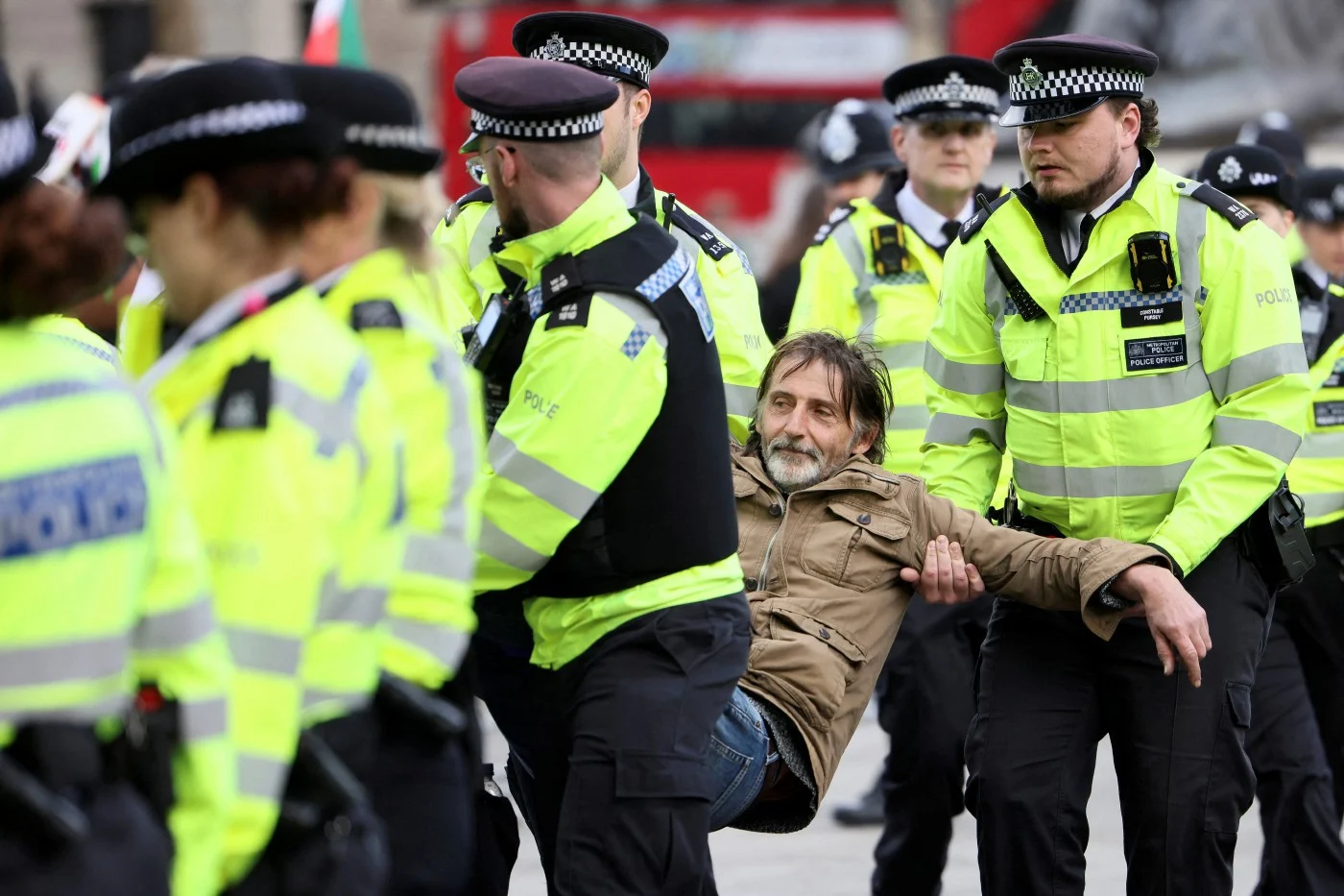 Police say over 500 arrested at pro-Palestinian rally in London